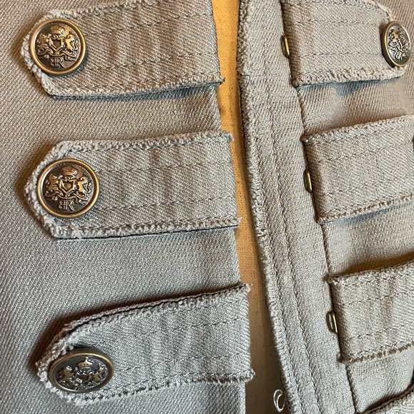 BANANA REPUBLIC Gray military jacket - Picture 2 of 11